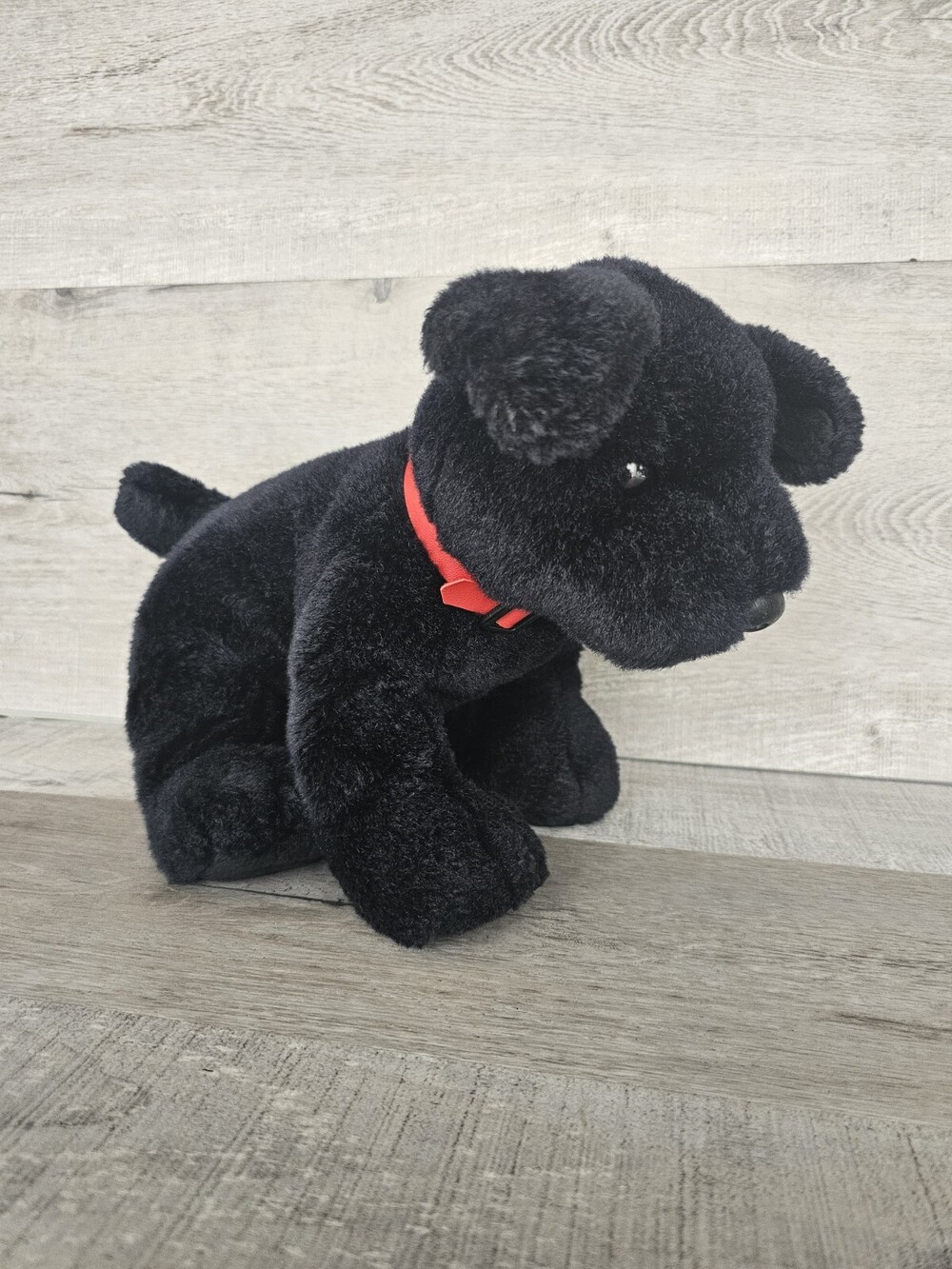 Ty Classic Plush - TUGGER the Black Dog Lab 11" Vintage 2004 Stuffed Labrador